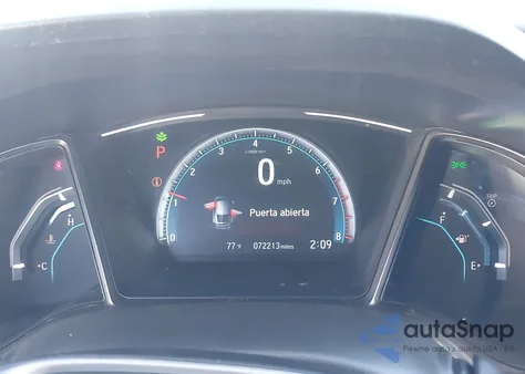 2019 Honda Civic Ex from USA, damaged, VIN SHHFK7H67KU412487